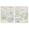 Stupell Industries Cranes in Marsh Pond 2 pc Canvas Wall Art Set Design by June Erica Vess